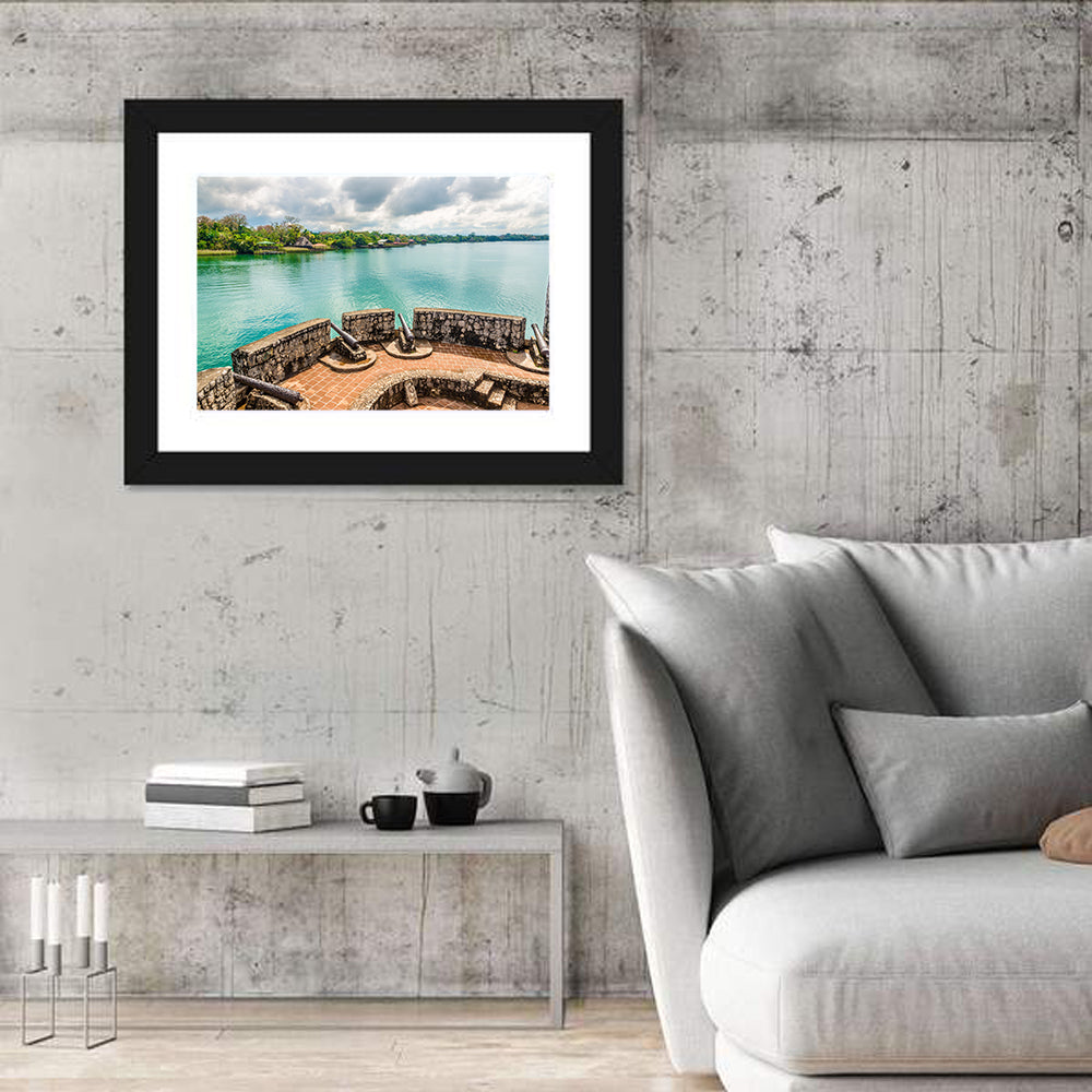 Castle of San Felipe De Lara Wall Art in a room, landscape
