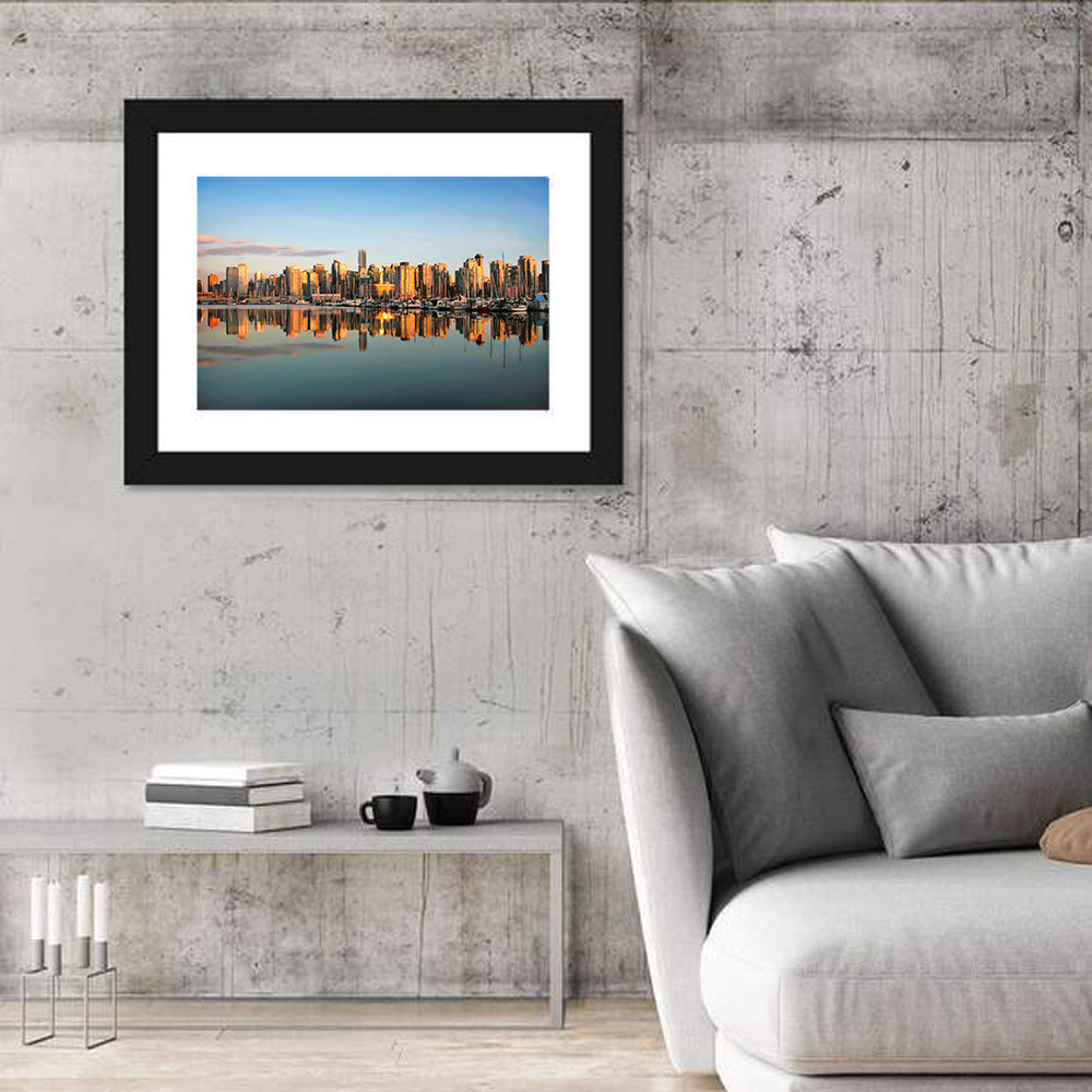 Coal Harbour Vancouver Skyline Wall Art