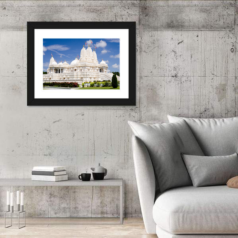 White Marble Hindu Temple, Atlanta Wall Art