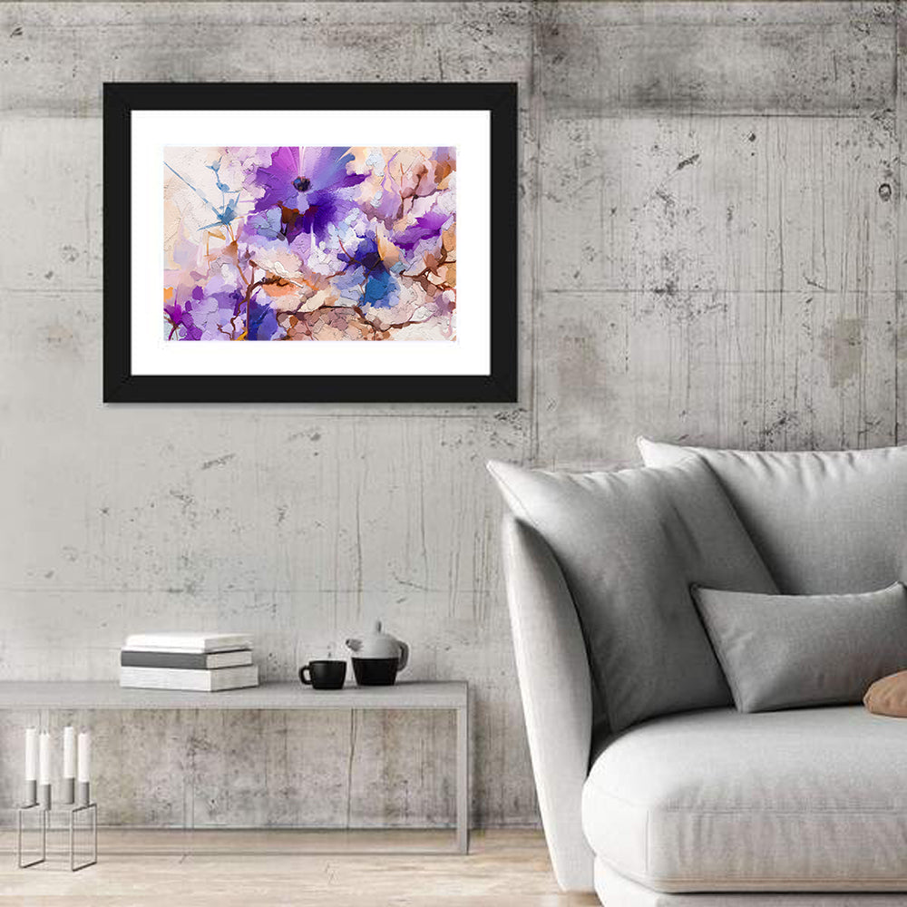 Spring Lavender Floral Study Wall Art