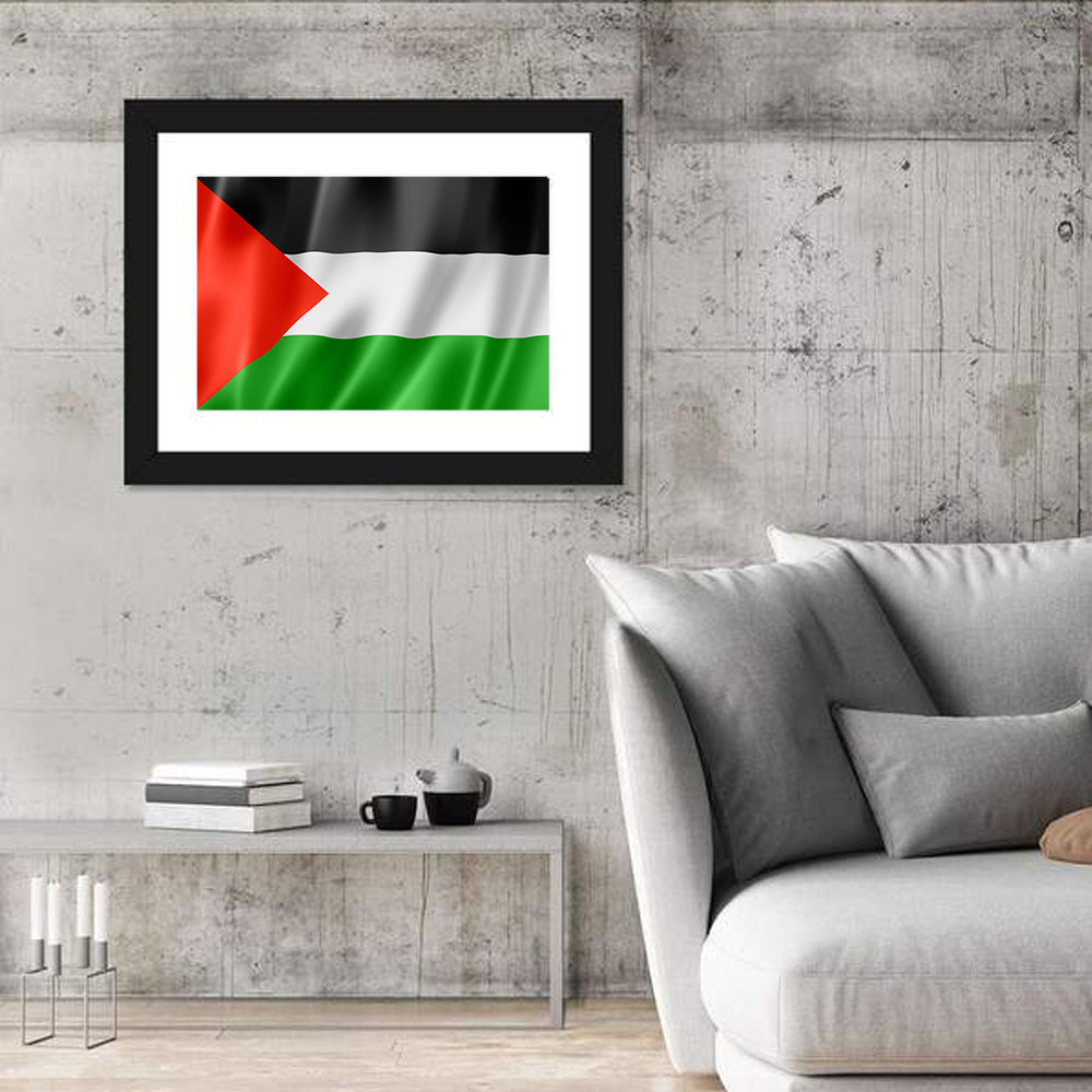 Palestine Flag Graphic Wall Art