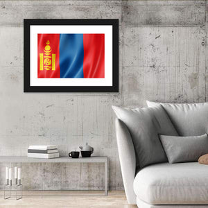 Mongolia Flag Wall Art