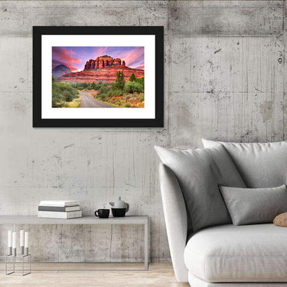 Drive Toward Cathedral Rock, Sedona Wall Art