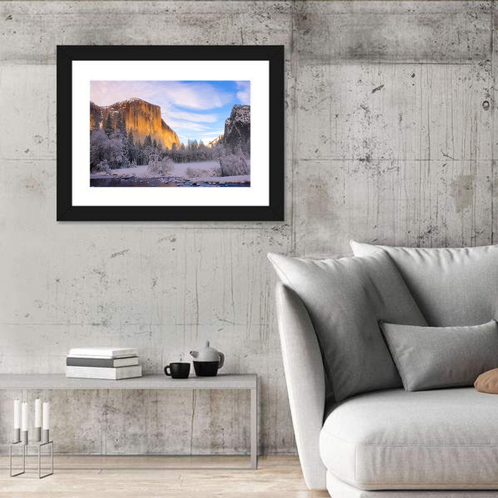 El Capitan in Winter, Yosemite Valley Wall Art