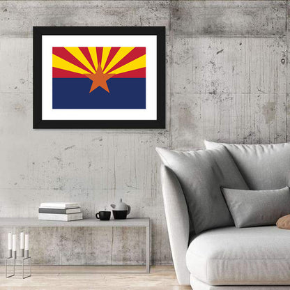 Flag Of Arizona State Wall Art