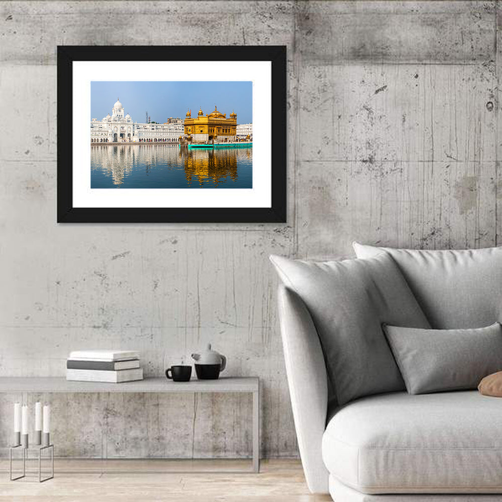 Golden Temple, Amritsar Wall Art in a room, landscape
