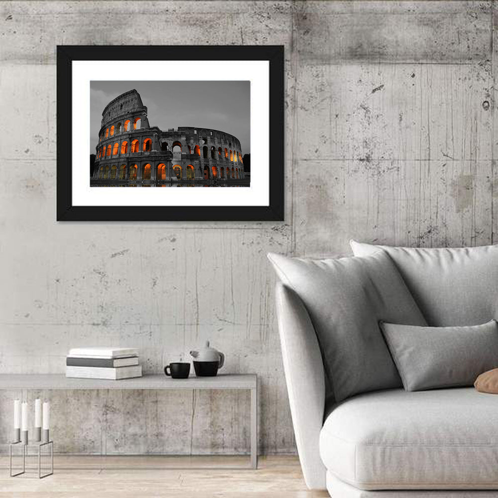 Colosseum at Dusk, Rome Wall Art