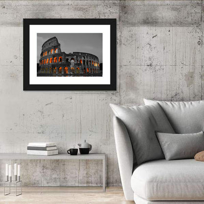 Colosseum at Dusk, Rome Wall Art
