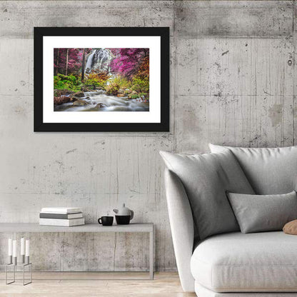 Klonglan Forest Waterfall, Thailand Wall Art