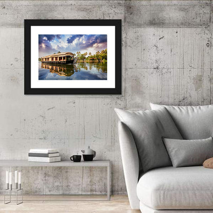 Alleppey Houseboat, Kerala Backwaters Wall Art