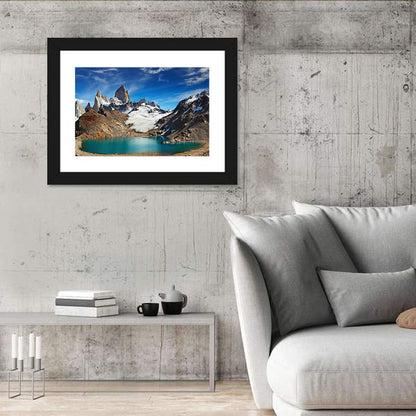 Turquoise Laguna and Fitz Roy, Los Glaciares Wall Art