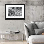 Winterthur Street Map Wall Art