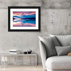 Lake Brienz Sunset with Sailboat Wall Art