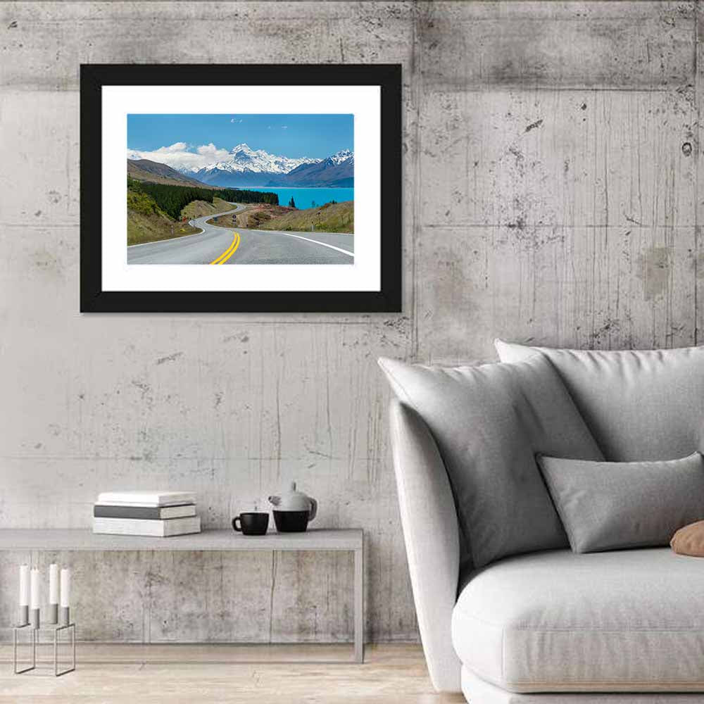 Road to Aoraki Mount Cook Wall Art