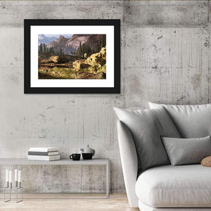 Elk In The Rocky Mountains Wall Art