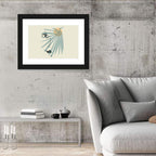 Palm Leaf Profile Line Wall Art