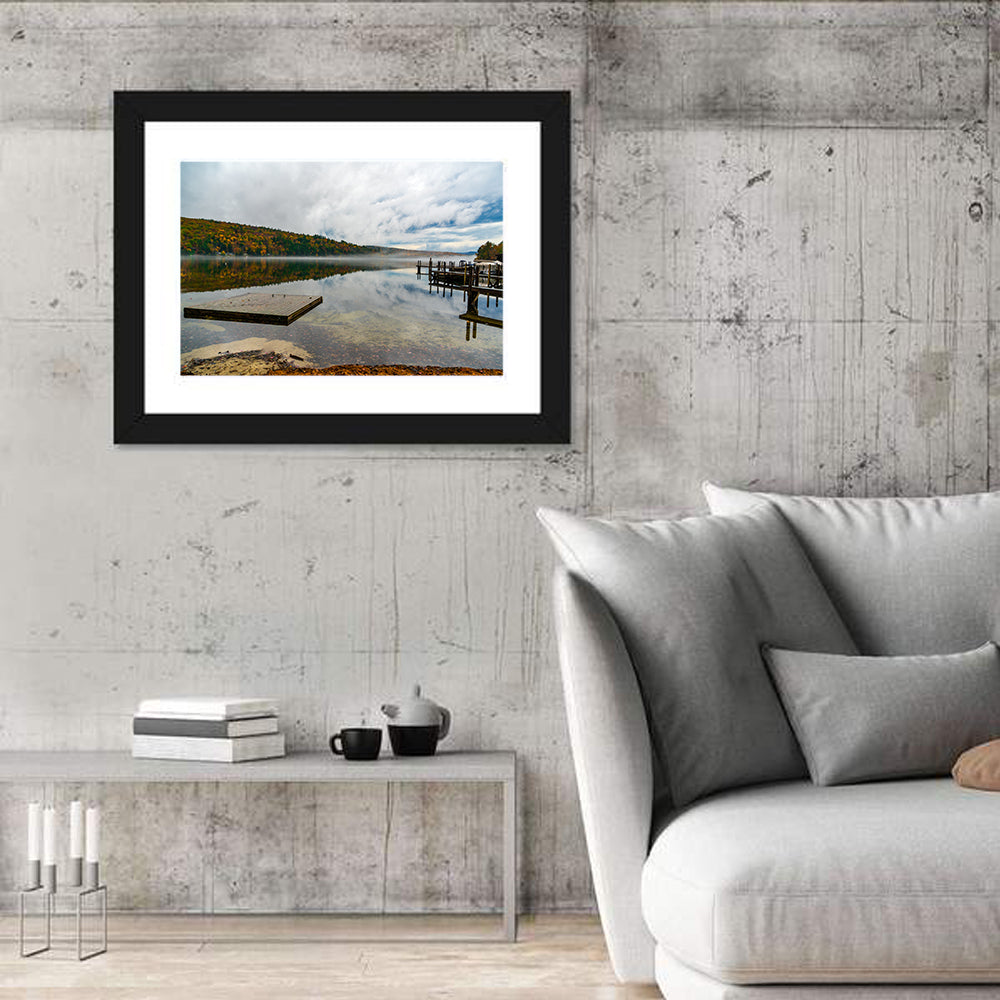 Lake Squam, New Hampshire Wall Art in a room, landscape