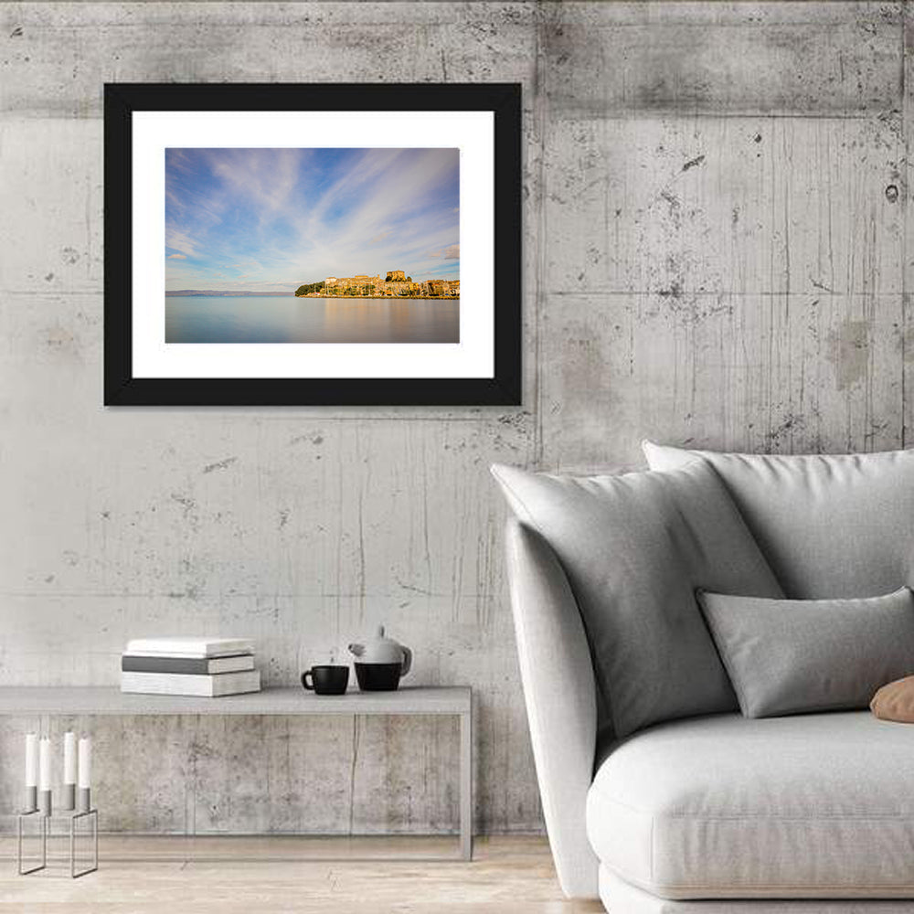Bolsena Lakeside Harbor View Wall Art