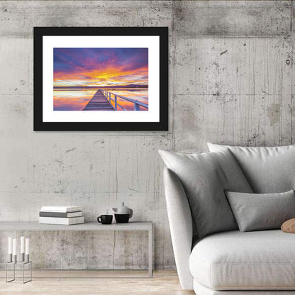 Lake Illawarra Sunset Wall Art