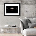 Muscular Back with Nautical Star Tattoos Wall Art