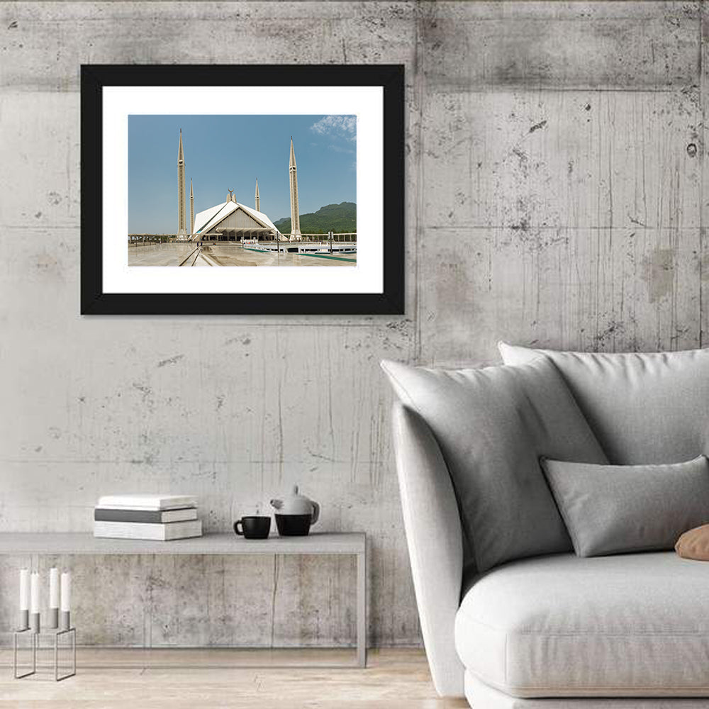 Faisal Mosque, Islamabad Wall Art in a room, landscape