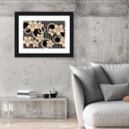 3d Floral Circle Pattern Wall Art
