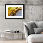 Glittering Vein Alcohol Ink Abstract Wall Art