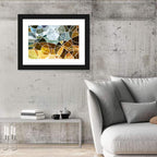 Weathered Geometric Mosaic Wall Art