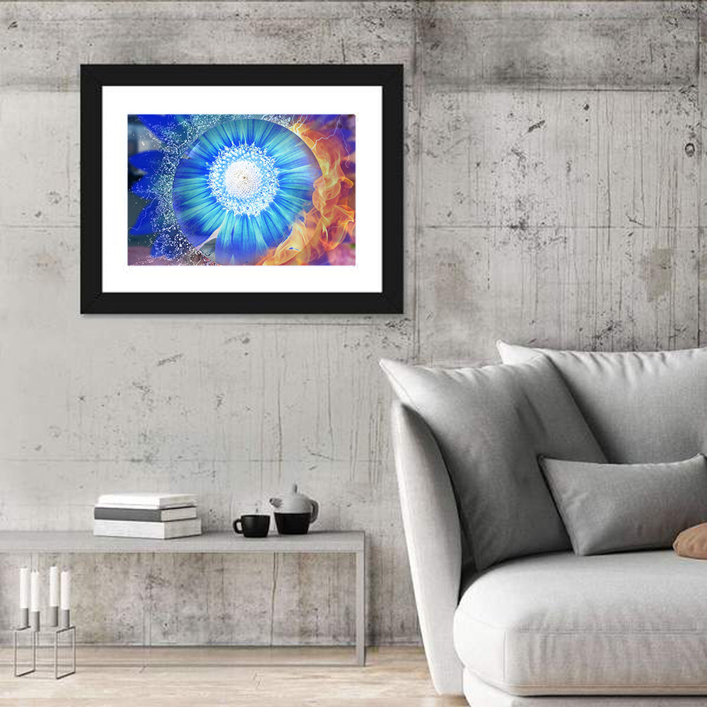 Fire and Ice at Golden Gate Wall Art