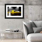 Tennis Racket and Yellow Ball Wall Art