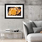 Peanut Butter Toast Slice Wall Art