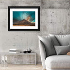 Fuerteventura Volcanic Mountain at Golden Hour Wall Art