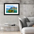 Isola Di San Paolo Castle, Lake Iseo Wall Art
