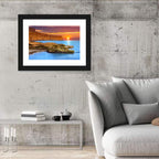 Sunset Over Algarve Coast Wall Art