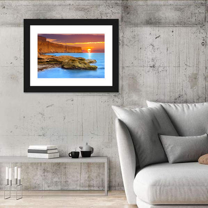 Sunset Over Algarve Coast Wall Art
