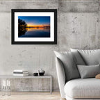 Thai Fishing Nets at Sunrise Wall Art