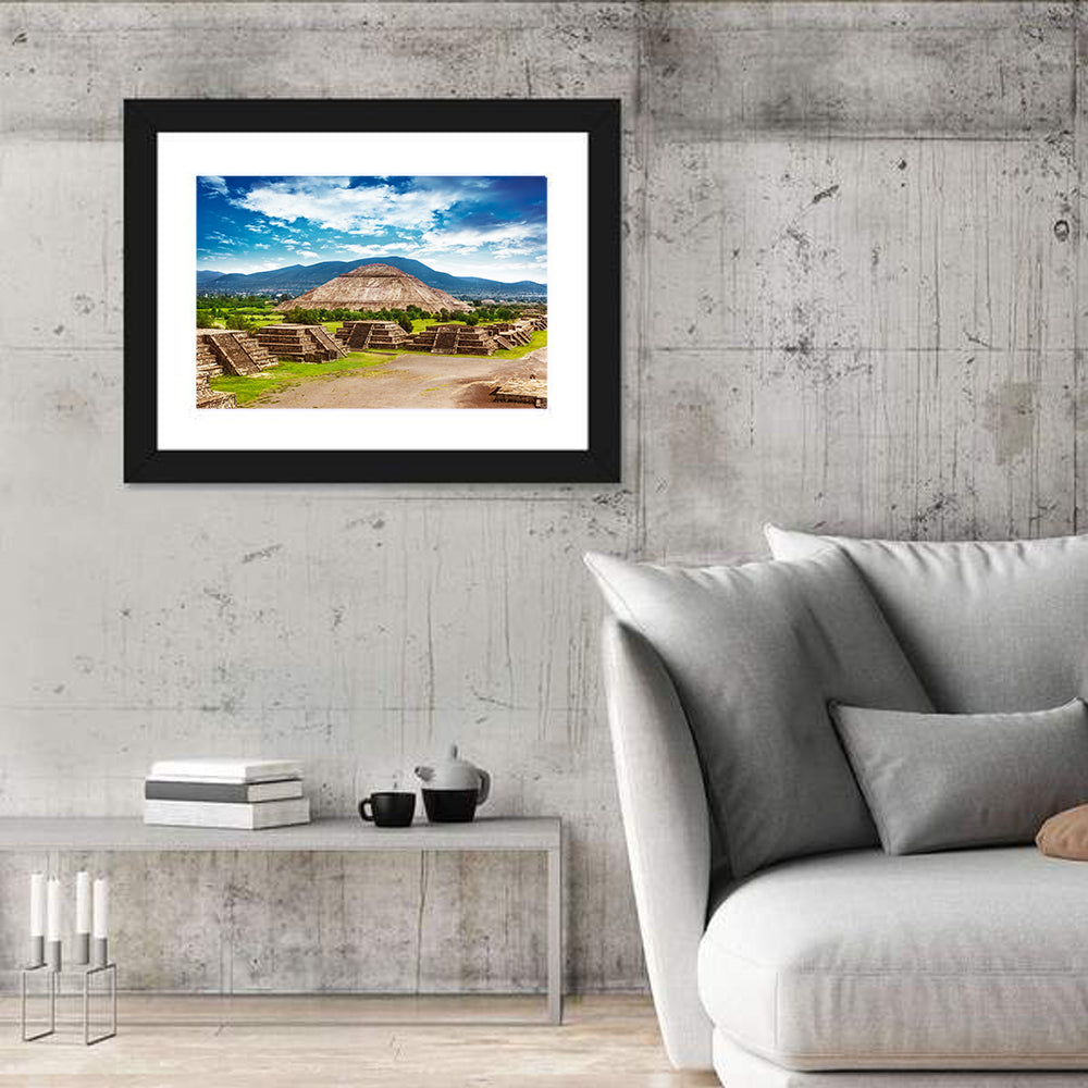 Teotihuacan Pyramid Ruins Wall Art