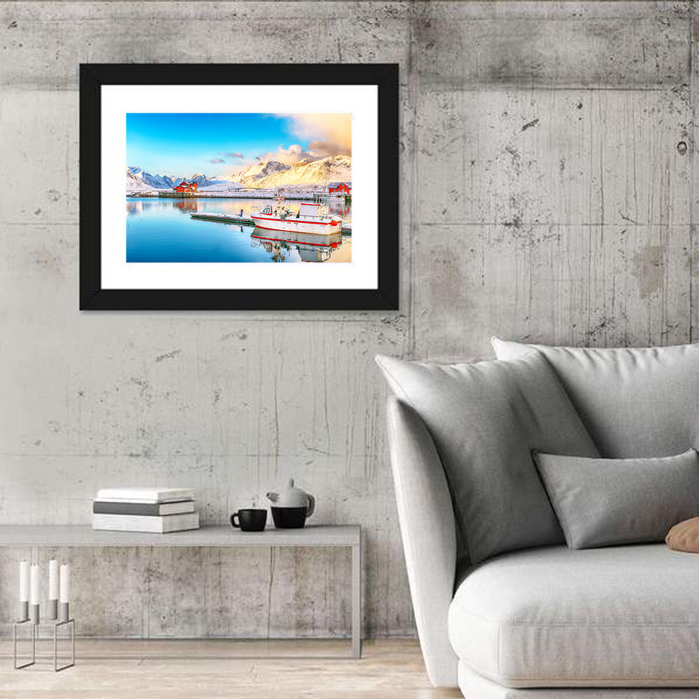 Ramberg Harbor Sunrise Wall Art