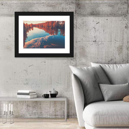 Magical Sunrise Over Lake Wall Art