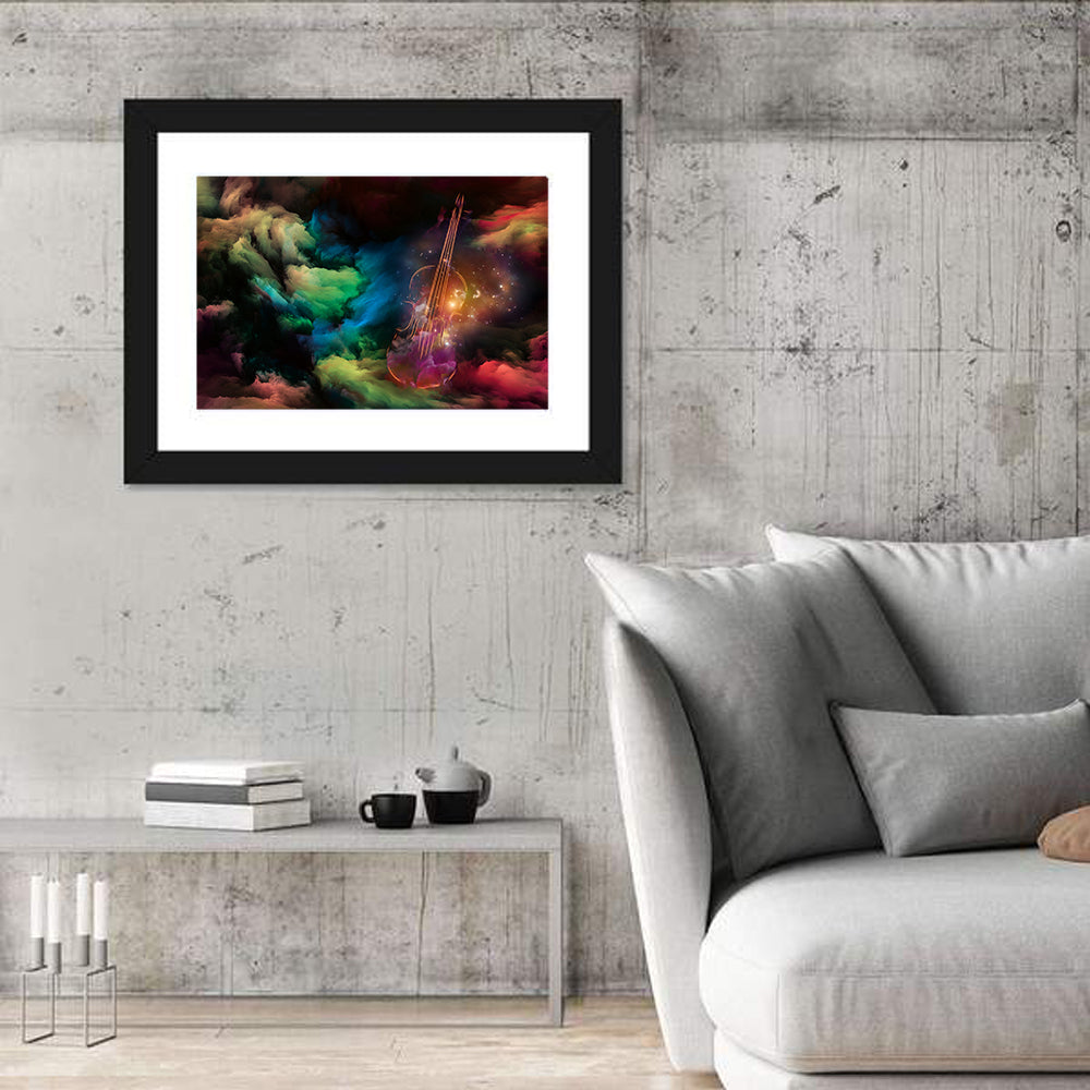 Cosmic Violin Wall Art