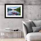 Red Kayak at Lake Kabetogama Wall Art
