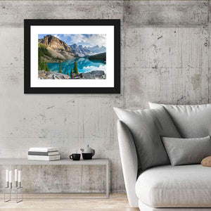 Moraine Lake In Banff Wall Art