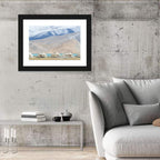 Karakul Lake Yurts with Snow Peaks Wall Art