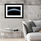 Earth and Moon from Orbit Wall Art