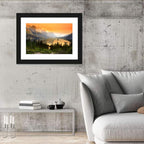 Saint Mary Lake, Wild Goose Island Wall Art