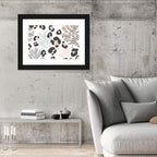 Tropical Leaves Pattern Wall Art