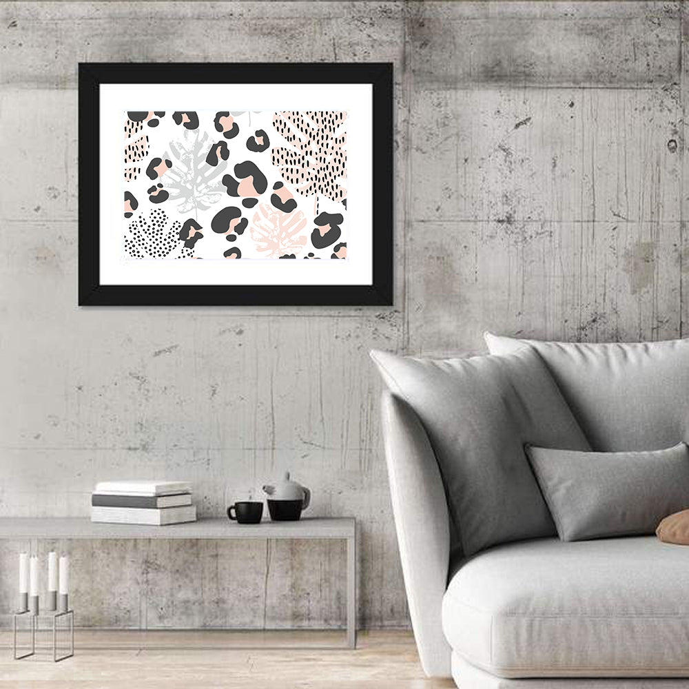Tropical Leaves Pattern Wall Art