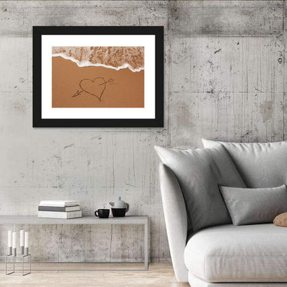 Heart in the Sand Wall Art