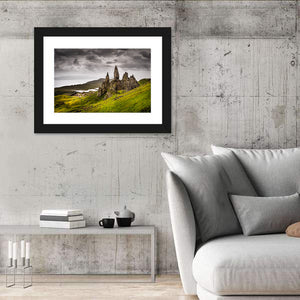 Old Man Of Storr Rock Formation In Scotland Wall Art