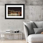 Brooklyn Bridge Night Skyline Wall Art